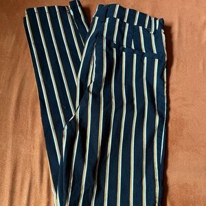 Cute striped ankle pants